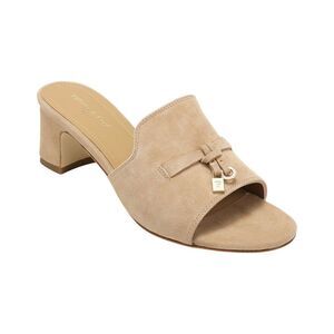 Tiffany & Fred Paris Suede Sandal, Tan